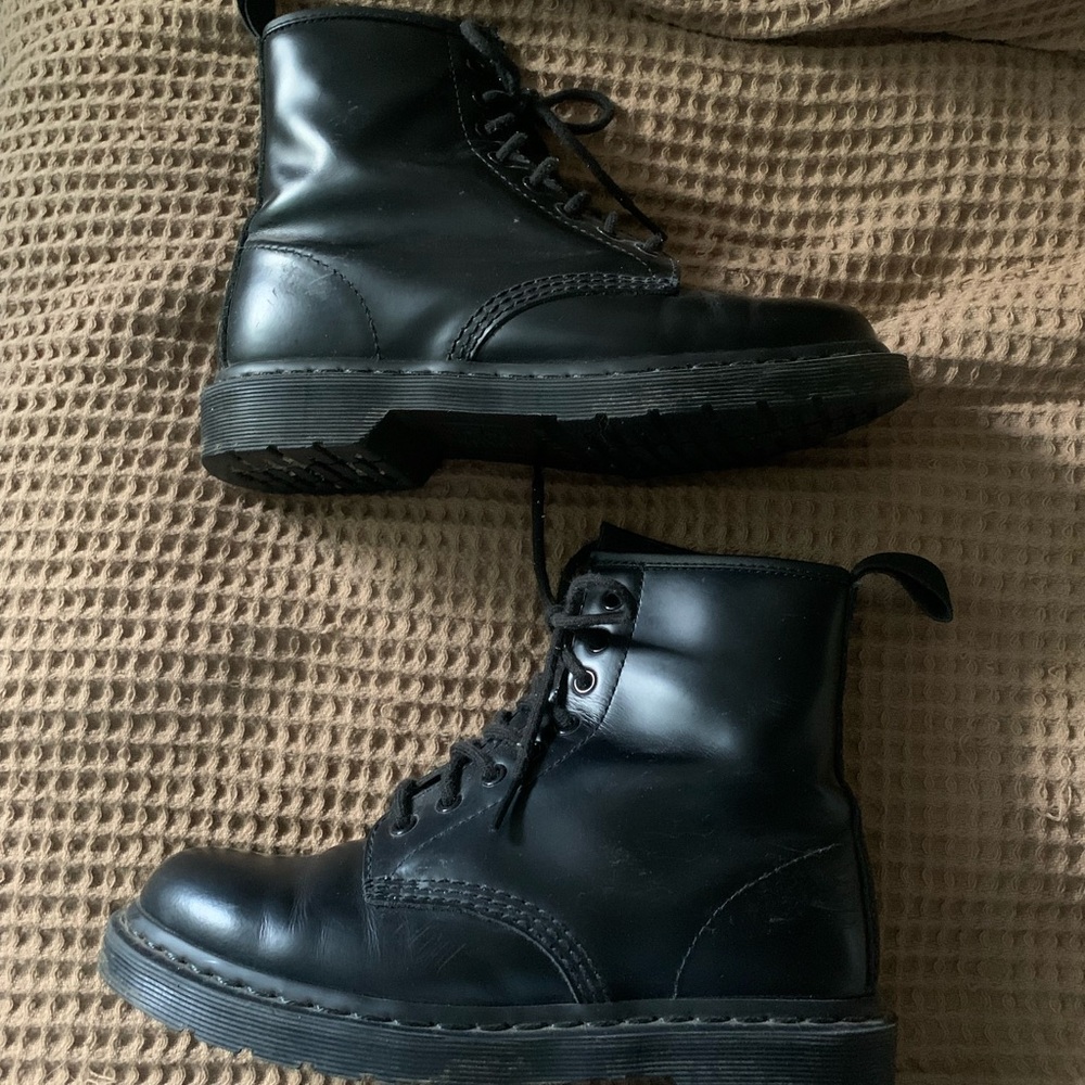 Dr. Martens Black Combat Boots